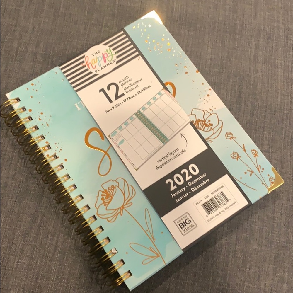 Beautiful hardcover 2020 happy planner